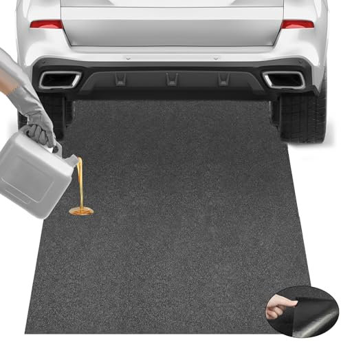 Tapis Anti-Déversement D'huile,Tapis de Récupération D'huile91x183cm,Tapis de Sol de Garage,Tapis D'établi,Tapis F'huile pour Garage,Tapis Antidérapant Voiture,pour Sol de Garage