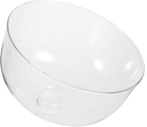 MAGICLULU 1pc Microwave Food Cover Clear Display Dome Microwave Lid Cover Food Dome Cover Dome Cover Bell Jar Protective Food Anti-splashing Food Cover Food Heating Cover Plant Magnet Glass