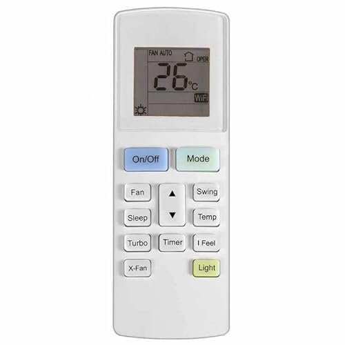 XINFUTE Repuesto YAW1F para control remoto de aire acondicionado GREE Montana Daitsu Hiyasu YAW1F1