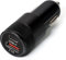 Chargeur de Voiture USB Quick Charge 3.1A Type C Adaptateur de téléphone à Charge Rapide UBS-C et USB (Noir)