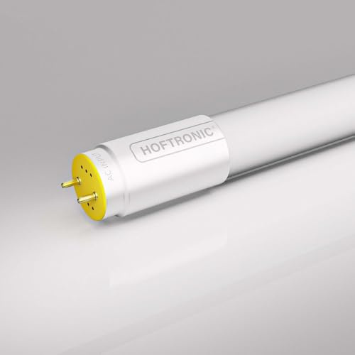 HOFTRONIC - LED Röhre 120cm - 18 Watt 3600 Lumen (200lm/W) Super Bright - T8 G13 - LED Leuchtstoffröhre Flimmerfrei - Kaltweiß 6000K - Inkl. Starter - ersetzt 128W (120W/840)