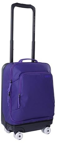 EVOC 40L Hybrid 4-Rad Trolley Tasche - Wasserabweisendes, erweiterbares Reisegepäck mit Inhouse-Skate-Rollen, ausziehbarem Teleskopgriff, Laptop- & Tablet-Fächern, perfekt für Flugreisen & Cyclin