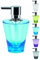 Spirella Seifenspender Max Flüssigseifen-Spender, Fassungsvermögen 8,5 x 8,5 x 14,5 cm - 250ml - Blau
