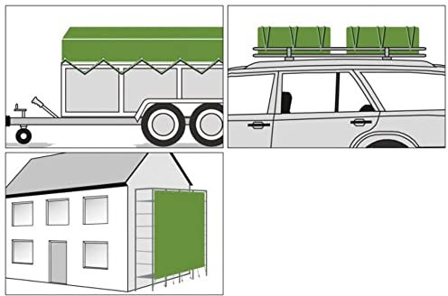 Kerbl Abdeckplane (Plane, Kunststoffplane, Gewebeplane) PolyGuard 110-120gr/m² - 4 x 6m, Nr. 37212
