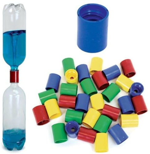 Educational Innovations Vortex Spinner - Tornado in a Bottle - Plastic Connector - Science Education - Educational Science Demonstration
