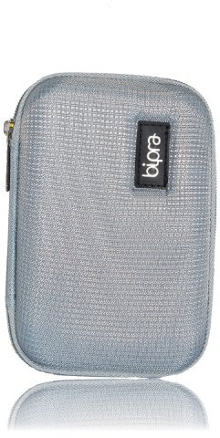 Bipra - Carcasa para Discos Duros externos de 2,5 (EVA) Silver