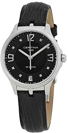 Certina Damen-Armbanduhr XS Analog Quarz Leder C021.210.16.056.00