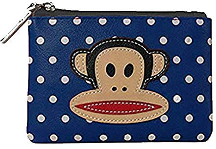 Paul Frank Julius The Monkey Unisex Kunstleder Geldborse Spotty Navy
