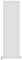 iBathUK Apex Tall Vertical Radiator, Single Flat Panel Radiators, 1800x456mm Slim Radiator, Wall Mounted for Bathroom,Kitchen,Living Room- White