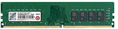 Transcend TS1GLH64V4H Memoria 8GB DDR4 2400MHz U-DIMM 2Rx8 1.2V