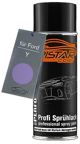 TRISTARcolor Autolack Spraydose für Ford Y Purple Ka/Milka Lila Basislack Sprühdose 400ml