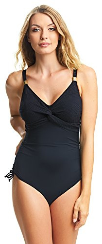 Fantasie Ottawa Twist Underwire One-Piece, Black, 40DD