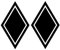 Finest Folia K080 Rauten Set Aufkleber LKW Sticker Folie (Weiß Glanz)