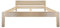 LIEGEWERK Massivholzbett Designbett mit Kopfteil 180x200 cm Doppelbett Bett Holz Bettgestell (180cm x 200cm)