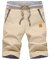 Tansozer Kurze Hosen Herren Shorts Herren Sommer Chino Gummizug Khaki XL