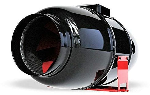 BLACK ORCHID 4 inch 100 mm Twin 2 Speed High Power Hydroponic Inline Intake Silent Hybrid Flow Duct Ventilation Fan for Grow Tent Room Extraction