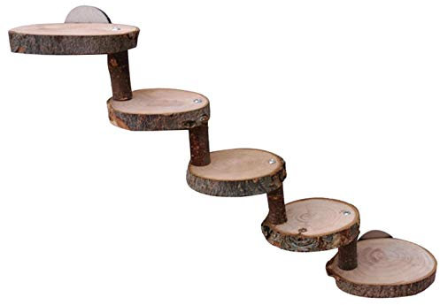 Hamster Holzleiter, Hamster Holzleiter Für Nager Hamster Mäuse Ratten, Zubehör Für Den Käfig | Holzrampe Leiter Treppe Brücke