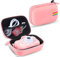 Leayjeen Étui pour Appareil Photo Compact Enfants Compatible avec ASTGMI/Gofunly/ZHUTA/Yokiss/HiMont/Hangrui/MJUM/HOOMOON, Enfant Noël Anniversaire Cadeaux (étui Uniquement) Rose