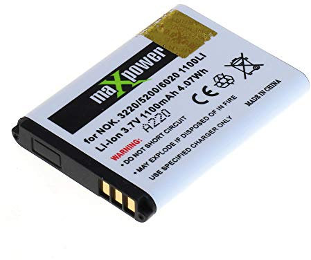 Mobilfunk Krause - Akku MaxPower für Nokia 5140 1100mAh Li-Ionen (BL-5B)