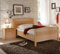 Komfortbett 100x200 cm Buche inkl. Nachttisch Einzelbett Gästebett Seniorenbett