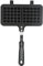 Goshyda Gaufriers Double Face, Moule à gaufres en Fonte d'aluminium antiadhésif à gaz de Cuisine, Moule à gaufres Double Face, pour Grille-Pain et collations