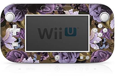 DeinDesign Autocollant Compatible avec Nintendo Wii U Gamepad Sticker Film Autocollant Vintage Fleur Violet