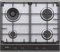 Haier Series 2 HAHG6BR4S2X 60cm Gas Hob - Black / Stainless Steel