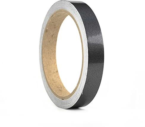 Autodekor Zierstreifen Streifenaufkleber Klebezierbänder Pinstriping Tape Line Race Look Performance Style DIY KFZ LKW Wohnmobil Boot Bike Motorrad Flugzeug Basteln Modellbau (18 mm, Anthrazit)