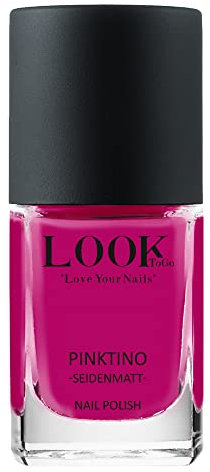 Veganer Nagellack PINKTINO Seidenmatt NP 140 von Look To Go – 21-free, schnelltrocknend & langanhaltend, PETA-approved vegan, Made in Germany, 12 ml