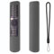 Fernbedienungsabdeckung/Hülle für Xiaomi Mi TV P1 50 43 P1E Q1 75 Q1E 55 XMRM-19 Silikon Bluetooth Sprachfernbedienung Schutzhülle (Dark Gray)