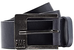 PME Legend Herren Ledergürtel FAR WEST BELT - 85-110cm Gürtellänge 100% Leder, Größe:90cm, Farbe:Navy 599