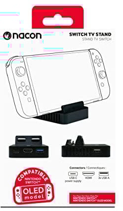 Nacon Soporte de TV HDMI 2.0 para Nintendo Switch/OLED