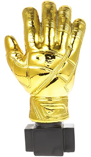 Veemoon Torwarthandschuh Trophäe Goldener Pokal Graduationsparteifavor Goldener Handschuh Trophy Goldene Trophäe Für Spiel Rugby-Spiele Vergeben Fußball-trophäen Sportball Erwachsener Kind