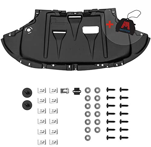 M MOTOS Unterfahrschutz motor für Audi A4 II B7/S4 B7 2004-2008, Audi A4 II B7/S4 B7 2006-2008 - Schützen Sie Ihr Auto mit einer Formgedächtnis-Motorabdeckung, die perfekt an Ihr Automodell angepas