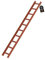 PROREGAL Dachleiter | Rotbraun | 10 Sprossen | Leiter, Teleskopleiter, Trittleiter, Bockleiter, Sprossen-Doppelleiter