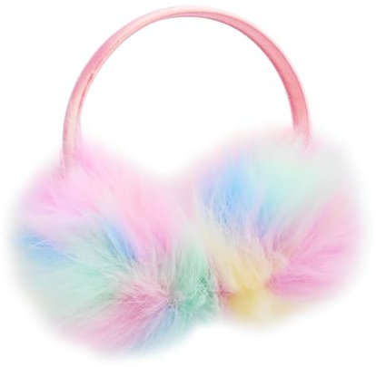 TSLBW Couvre-oreilles d'hiver Couvre-oreilles en peluche pour femmes hommes filles Couvre-oreilles en velours doux Couvre-oreilles d'hiver pour enfants Couvre-oreilles protégeant du vent (Rose)