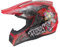 Kinder Crosshelm Mejia – Motorradhelm für Kinder, ABS-Schale, robuster Kinderhelm für Downhill, Quad und Motocross, Rot, Größe M, 55 – 56 cm