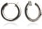 Silber Ohrclips aus Edelstahl • Clip Creolen ohne Ohrlöcher • Ohrringe Clips hängend • nickelfrei & wasserfest • MIX & MATCH • Ø 14 mm