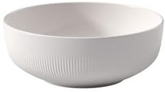 Villeroy & Boch – Afina Salat-/ Servierschüssel Klein Weiß, Spülmaschinenfest, Mikrowellensicher, Bowl, kleine Schüssel, Schale Stapelbar, Premium Porzellan