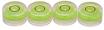 YIWENG Mini Präzisions Wasserwaage Wasserwaage für Plattenspieler Headshell Cartridge,4 Stück/Pack,Phonograph Wasserwaage