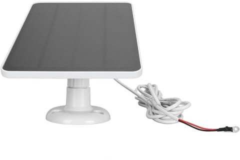 Pannello Solare per Campanello Google Nest, Pannello Solare di Ricarica da 10 W con Porta a Forma di U, Caricabatterie Solare Impermeabile IP66 per Campanello Google Nest con