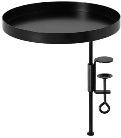 Esschert Design Fensterbankhalterung Schwarz rund Ø 24 cm - Metall