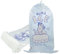 Lot de 100 sacs à glaçons réutilisables en plastique de 3,6 kg avec cordon de serrage, sacs à glaçons portables pour congélateurs, glaçons polyvalents jetables pour camping, piscine, fête,