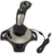 Asixxsix Joystick de Vol PC avec Fonction de Vibration, Contrôle de L'accélérateur, Contrôle 4 Axes, Compatible avec 7 8 10 11, Manette de Jeu Filaire Facile à Brancher et à Jouer