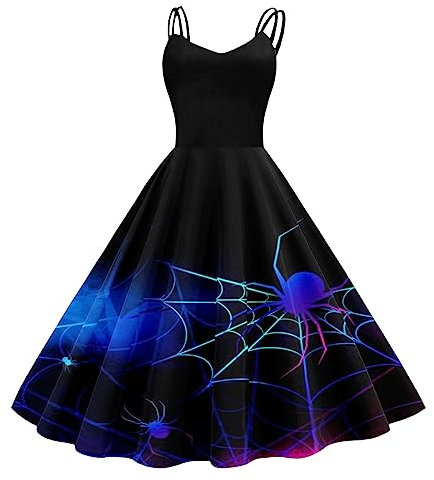 Disfraz de Halloween Vestidos - con Mangas de Trompeta Disfraces Renacimiento Vestido Renacentista Medieval corsé gótico Victoriano Disfraces Halloween Adulto Vestido Victoriano