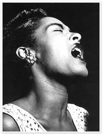Billie Holiday Poster 30 x 40 cm Schwarz Wandbilder Wanddeko