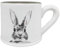 Arinosa Pflanztasse Ostern Hase Weiß Zement 16,5x12x10 cm
