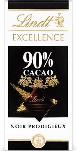 Lindt EXCELLENCE Mild 90% Kakao - Milde Edelbitter-Schokolade | 100 g Tafel | Extra milde Bitter-Schokolade | Intensiver Kakao-Geschmack | Dunkle Schokolade | Vegane Schokolade | Schokoladengeschenk