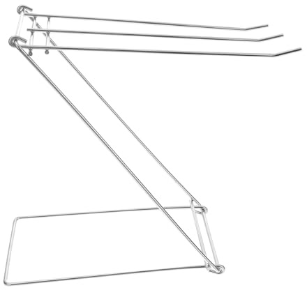 PRETYZOOM Stainless Steel Drying Rack for Kitchen Duster Dishcloth Hand Towel Drying Organizer Storage Holder Over Sink