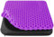 HSSGGV Sitzkissen bürostuhl，Orthopädisches Gel Sitzkissen für Bürostuhl und Auto, Weich und Bequem, mit Waschbarem Rutschfestem Bezug (Violett, 43 * 39 * 4)